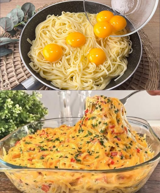 Recept: Lägg bara till 4 ägg till 400 g pasta och du kommer att bli förvånad