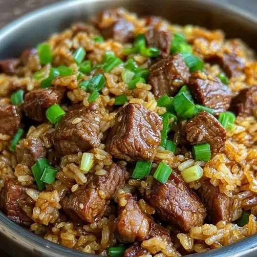 Beef Fried Rice 🍚🥩Recept