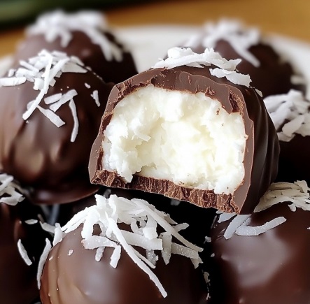 No Bake Coconut Cream Balls. Recept