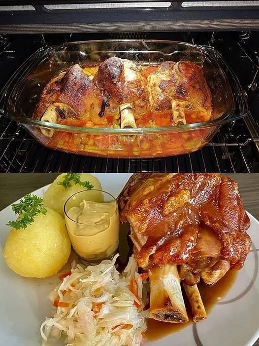 Stekt fläskknogar, supergott! Recept