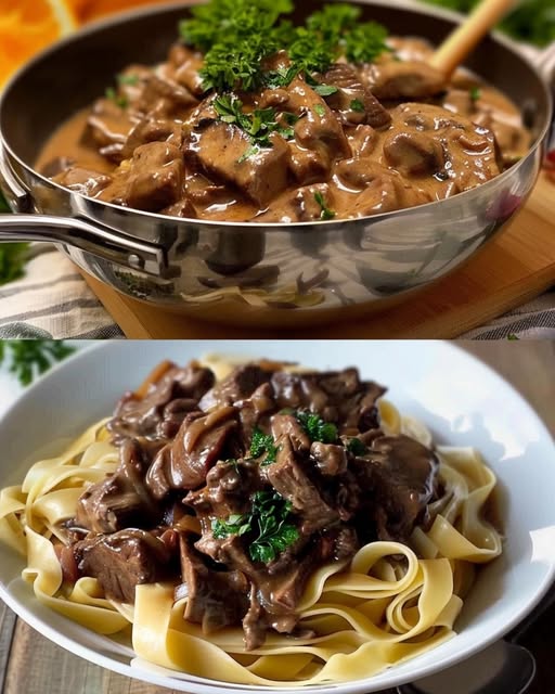 Boeuf Stroganoff – Supermört recept