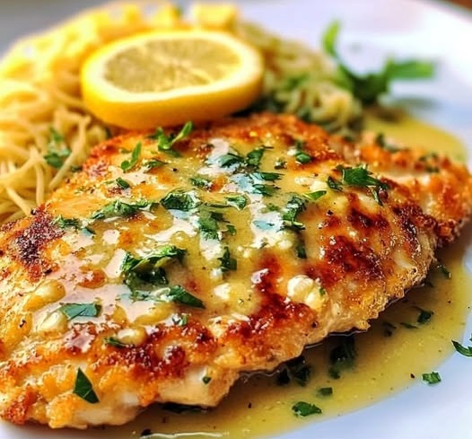 Kyckling Piccata med Citronsås