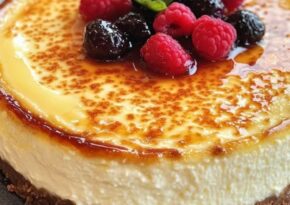 Crème Brûlée Cheesecake. Recept