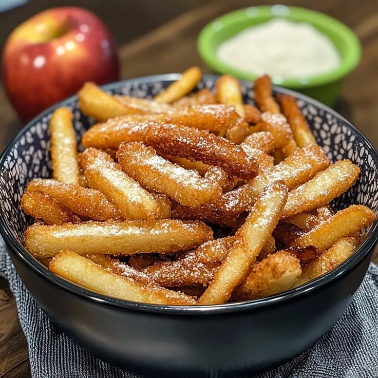 Crispy Air Fryer Äppelfrites