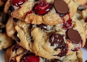 Maraschino Cherry Chocolate Chip Cookies