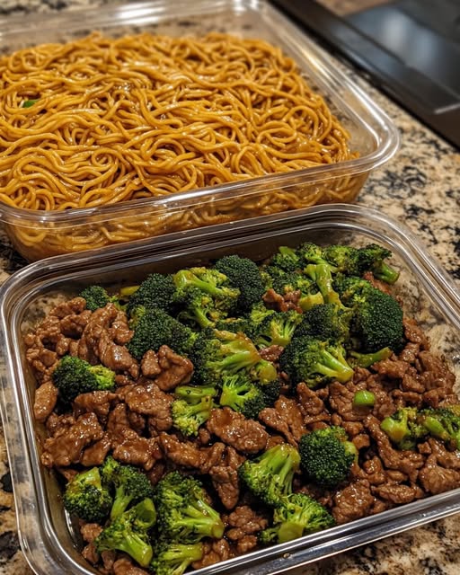 Nötkött och Broccoli Lo Mein