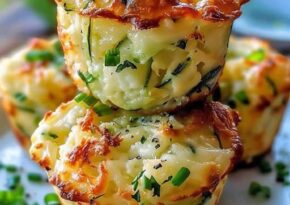 Krispiga Parmesan-Zucchini-Potatismuffins