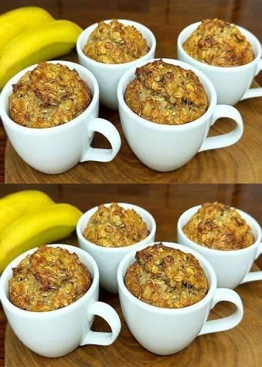 Muggkaka med banan och havre – snabb och nyttig frukost