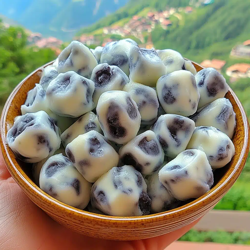 Blåbär med fryst yoghurt – ett fräscht och nyttigt mellanmål
