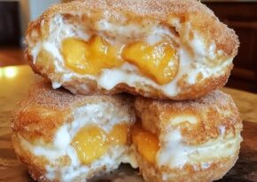 Klassiska munkar med persikopaj och cheesecake. Recept