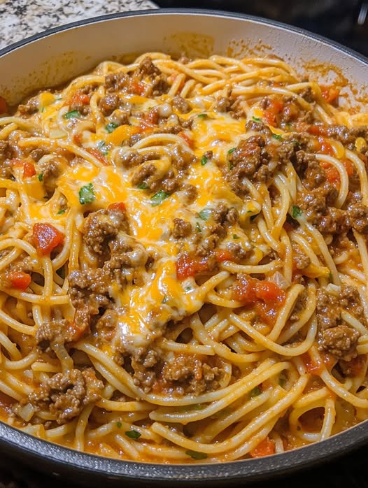 Taco Spaghetti – när taco möter pasta i en krämig smakexplosion!