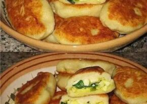 Snabba pajer med salladslök och ägg. Recept