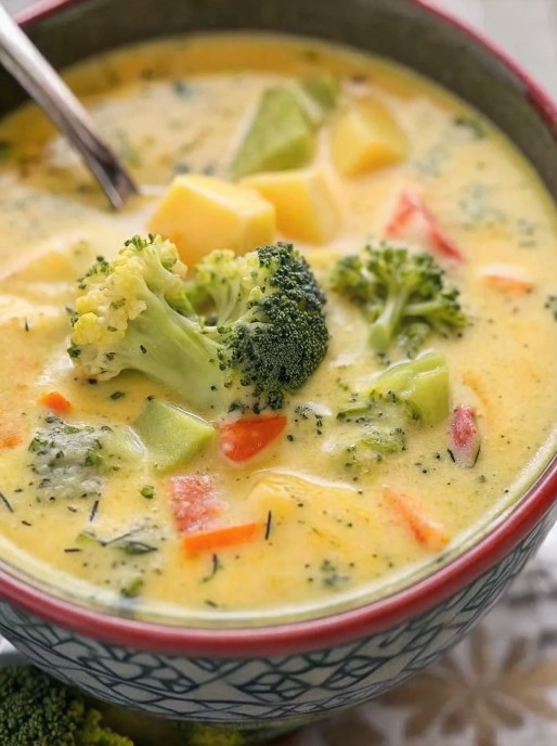 Broccoli- och potatissoppa – otroligt god och klar på 20 minuter!