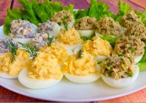 Fyllda ägg på nya sätt – 3 otroligt goda fyllningar. Recept