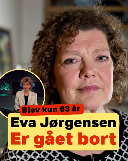 Trist besked! Eva Jørgensen er død