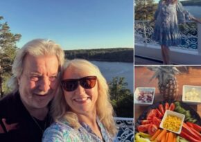 Nanne Grönvall visar hur hon spenderade midsommar med familjen