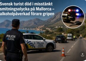 JUST NU: Svensk man ihjälkörd på Mallorca