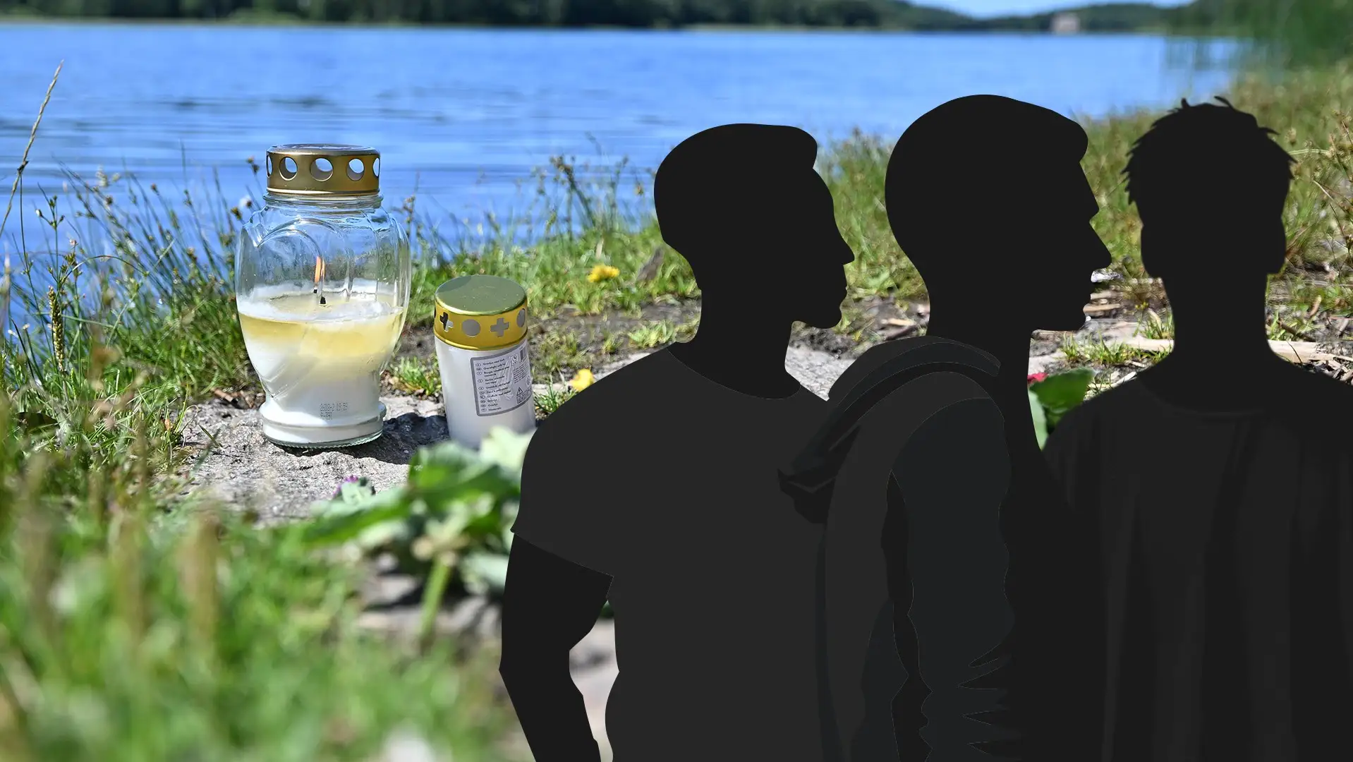 Tre gripna för dödsmisshandel på badplats