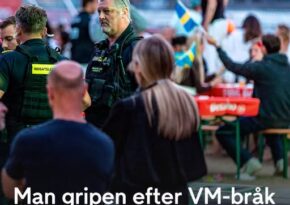 Dramat under VM-festen: Svensk svårt skadad – misstänkte överlämnade sig själv