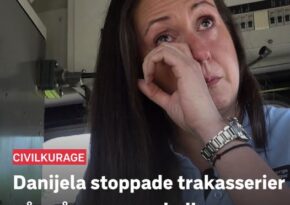 Danijela stoppade trakasserier på spårvagnen – hyllas för sin insats