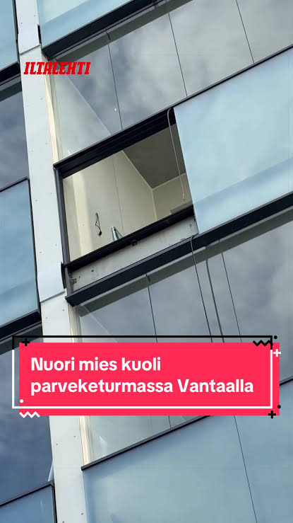 Mies putosi parvekkeelta Vantaan Tikkurilassa – Kuoli